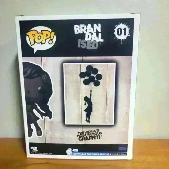Funko pop flying balloon girl the world's most famous graffiti #01 - Picture 4 of 6